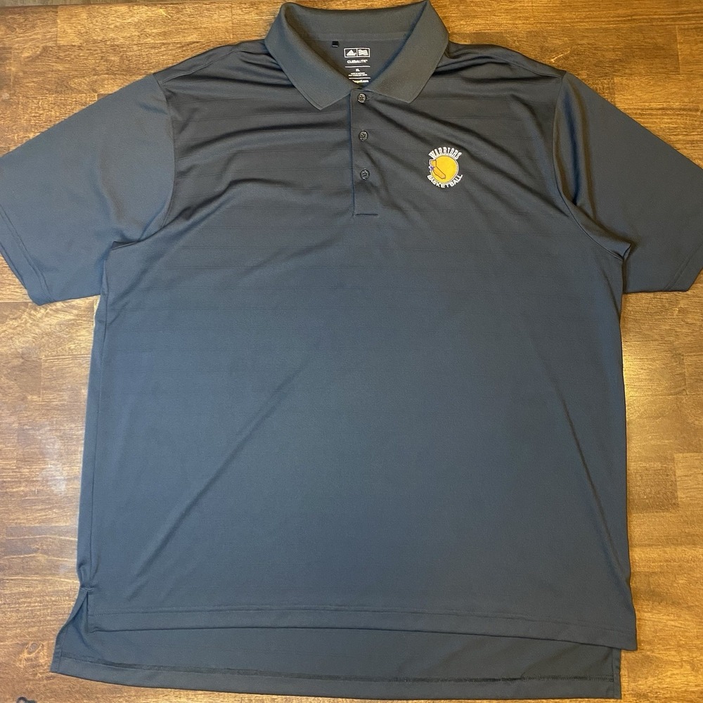 Adidas Golf Golden State Warriors Basketball  XL Mens Polo Climalite